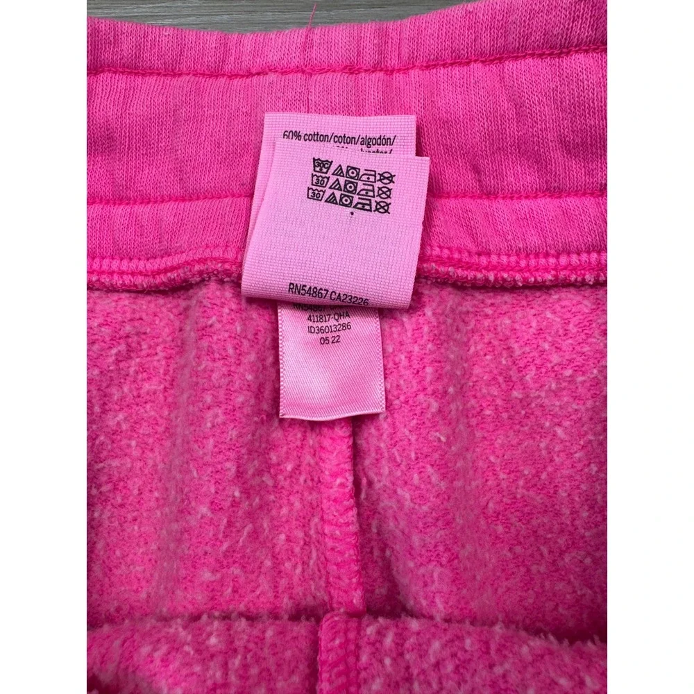 Y2K PINK Victoria's Secret Jogger‎ Sweatpants Pink WMNS XS White Logo Barbiecore - Picture 12 of 13